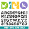 Dinosaur Font svg Cricut 1.png
