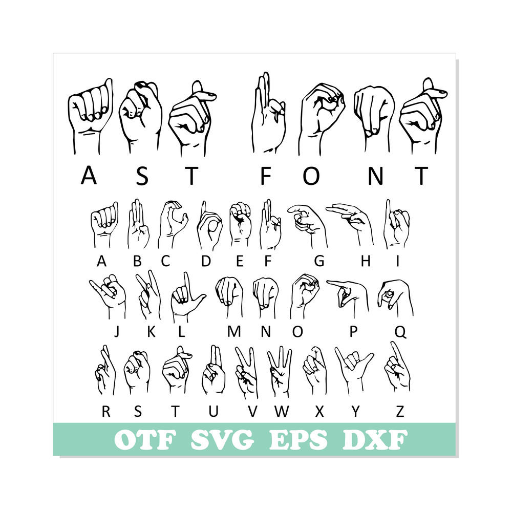 ASL American Sign Language Font 1.png