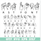 ASL American Sign Language Font 1.png