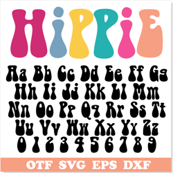 hippie font otf, groovy font svg cricut, retro font svg, 70s font, 80s font, hippie shirt svg, hippie letters svg cricut
