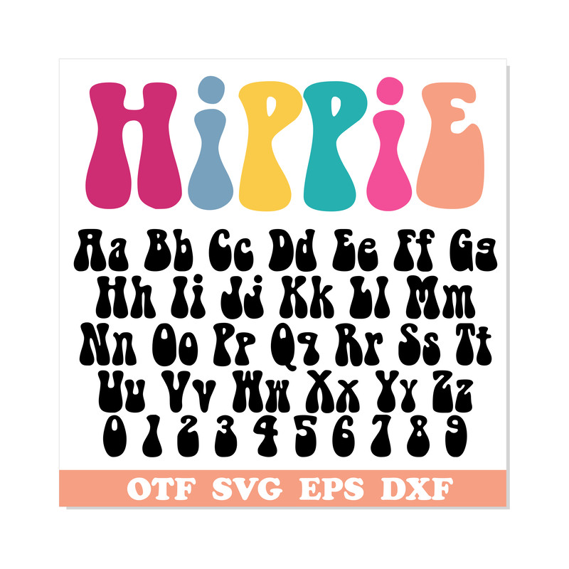 Hippie font svg ttf otf 1.png