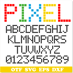 pixel font svg, pixel font ttf, arcade game font svg, scoreboard font svg, pixel font otf, game font svg, gamer font otf