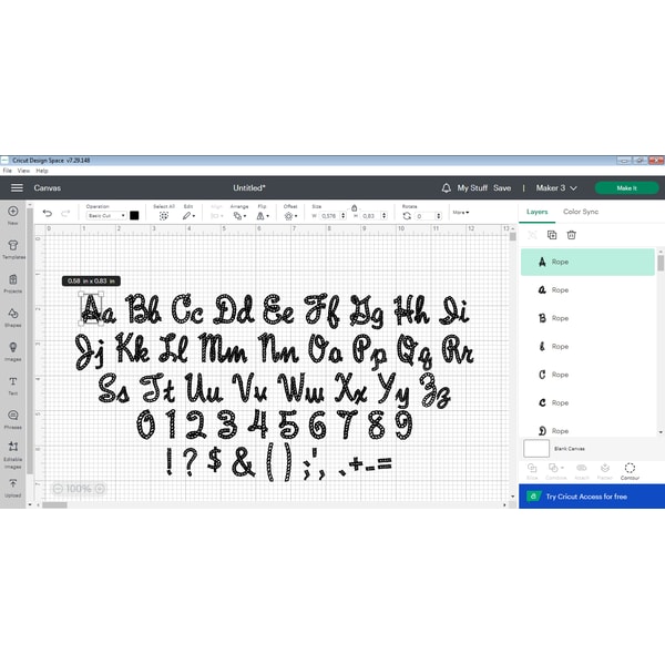 Rope Font TTF SVG Western Cowboy Rope font Handwriting Font - Inspire ...