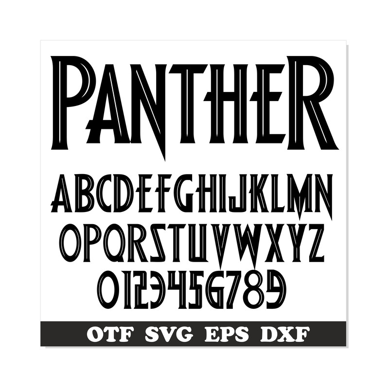 Panther font svg ttf otf 1.png
