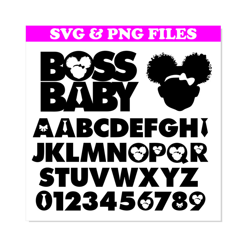 Afro Boss Baby Girl Font svg 2.png