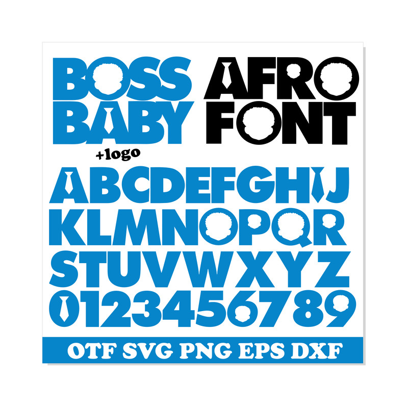 Afro Boss Baby Font otf ttf svg 1.png