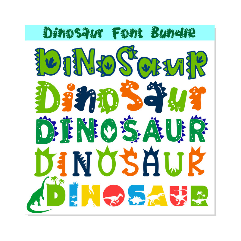 Dinosaur Font Bundle 1.png