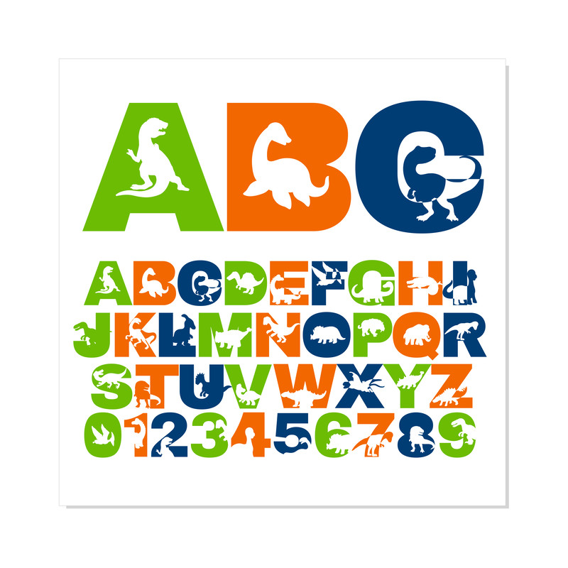 Dinosaur Font Bundle svg ttf 2.png