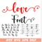 Love font with tails ttf svg 1.png