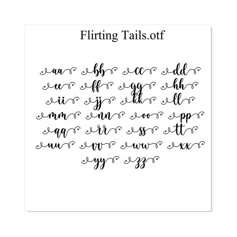 Love font with tails ttf svg 3.png
