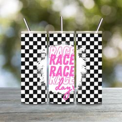 Race Day Tumbler, Racing Cup, Motocross Gift, Gift for Him, Insulated Tumbler, Moto Mom Gift Dirt bike Mom Cup
