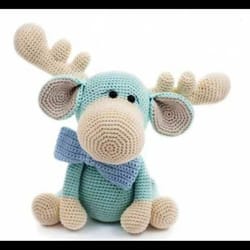 moose amigurumi, monty the moose, moose