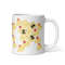 Bee Mug Worker Bee Garden Flower Bee Lover Honeycomb Bees Nature Gardener Gift Tea Coffee Cup Cottage Core Boho Chic Hearts Birthday Gift.jpg