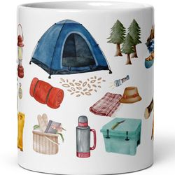 camping mug camping lover gift outdoorsy person gift camper coffee mug camping tea mug park camping