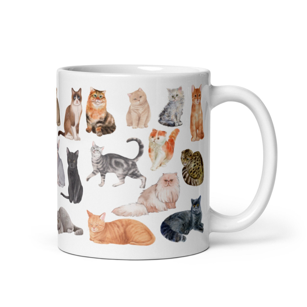 Cat Mug Cat Lover Gift Kitten Moggy Feline Cat Mom Dad Pet Lover Cat Person Cat Lady Lover Cottagecore Coffee Tea Mug Holiday, Birthday Gift.jpg