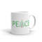 Peace Mug Christmas Tree Lover Gift Holiday Christmas Gift Peace Tea Mug Holiday Tree Coffee Mug Gift Exchange Wishing You Peace Gift.jpg