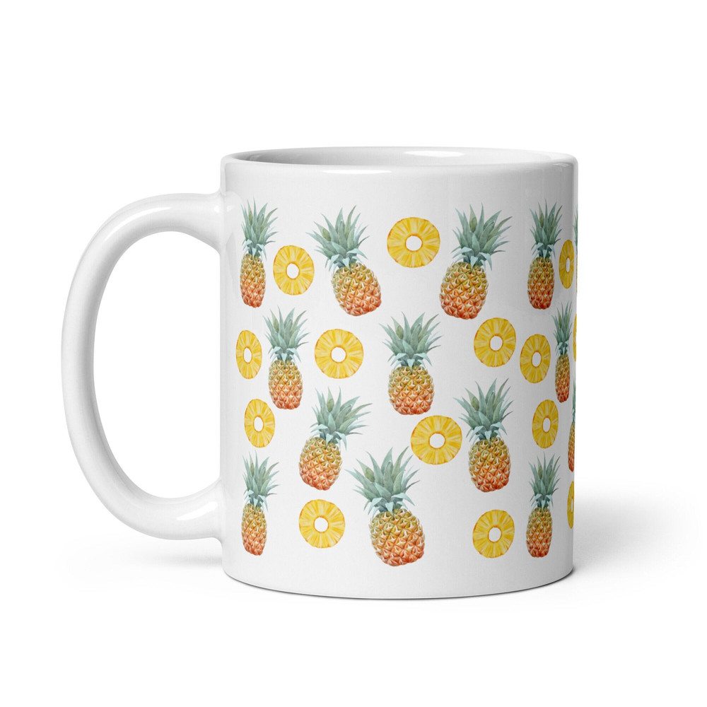 Pineapple Mug Pineapple Lover Gift Tropical Fruit Welcome Gift Thank You  Fruit Lover Gift Coffee, Tea  Nature Gift Pineapples Birthday Gift.jpg
