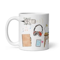 podcast mug creator gift video creator influencer gift podcasts radio show mug inspirational coffee