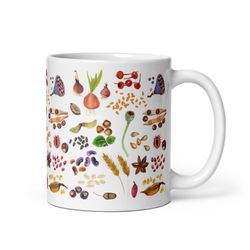 seeds mug plant lover gift woodland garden nature lover plants cottagecore intentional coffee tea mu