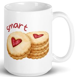 smart  cookie  mug cookie lover gift baker hostess gift smart cookie coffee mug cookies tea mug frie