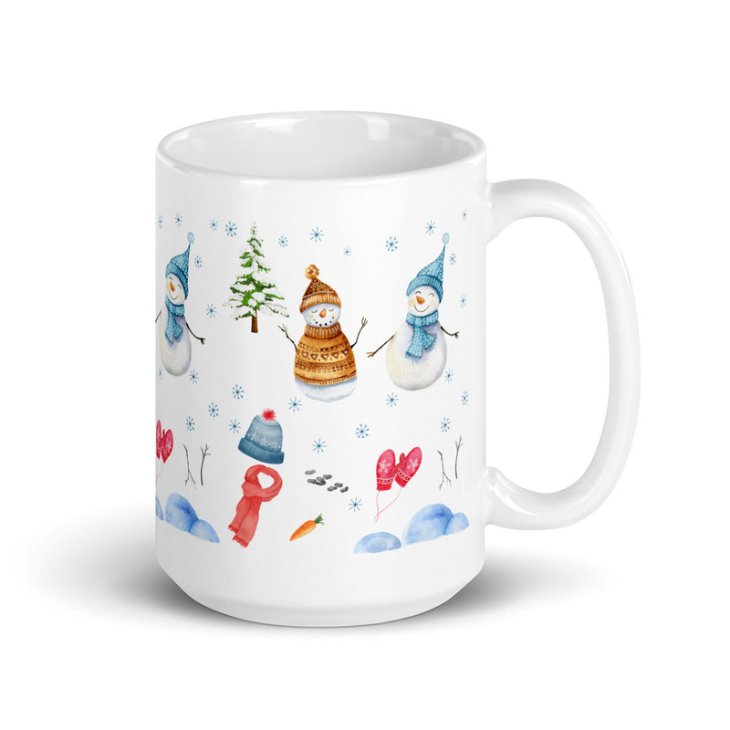 Snowperson Mug Snowman Lover Gift Winter Coffee Mug Snow Activities Hot Cocoa Mug Cottagecore Tea Mug Holiday Gift.jpg