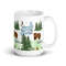 Woodland Mug Forest Lover Mug Woodland Animals Coffee Mug Pine Tree Cottagecore Naturecore Tea Mug Bear Squirrel Fish Eagle Mug.jpg