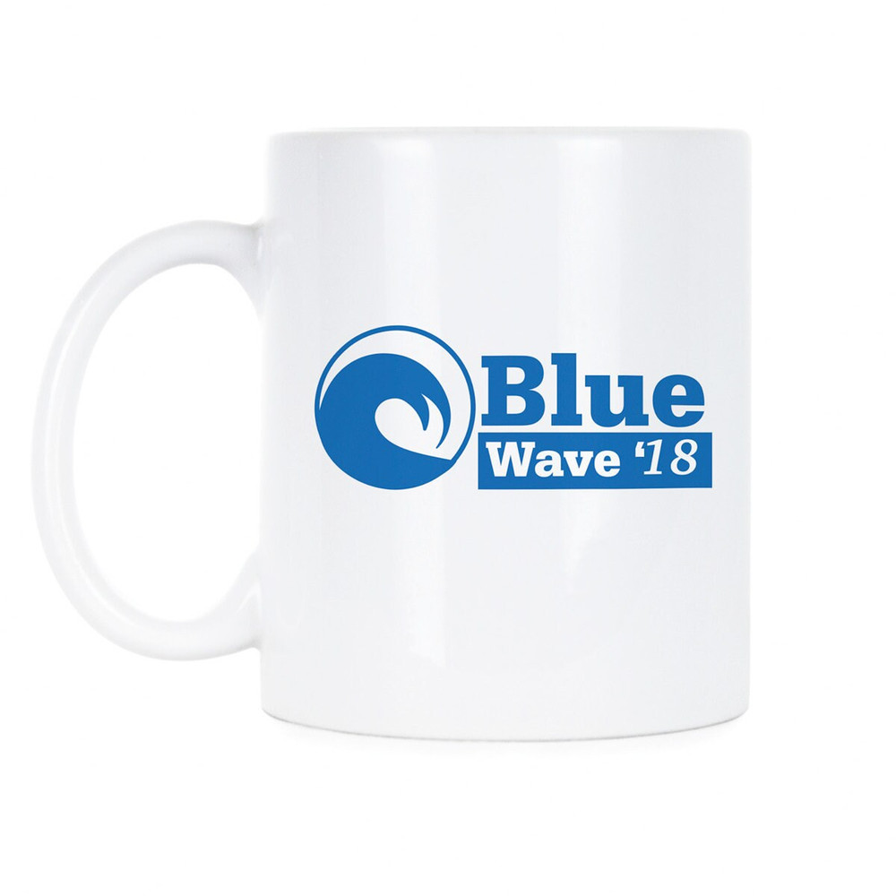 Blue Wave 2018 Vote Democrat Political Mug Blue Wave Anti Trump Mug Midterms Democrat Coffee Mug Midterms 2018 Democrat Cup Vote Them Out.jpg