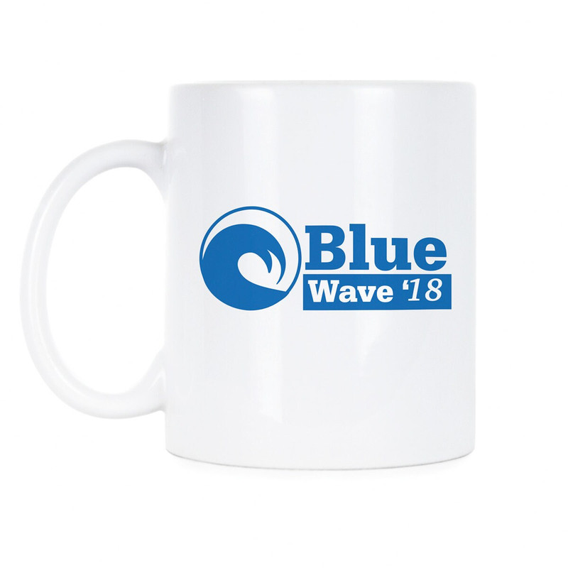 Blue Wave 2018 Vote Democrat Political Mug Blue Wave Anti Trump Mug Midterms Democrat Coffee Mug Midterms 2018 Democrat Cup Vote Them Out.jpg