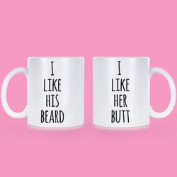 butt beard gift his beard butt gift her butt mug gift her butt valentine her butt his beard her butt mug his beard coffe