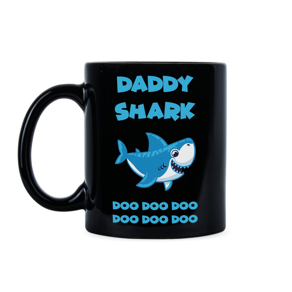 Daddy Shark Dad Coffee Mug Dad Cup Daddy Shark Mug.jpg