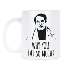 dr now dr nowzaradan why you eat so much dr now mug  dr nowzaradan mug