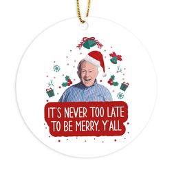 leslie jordan ornament leslie jordan christmas ornament well shit leslie jordan quote