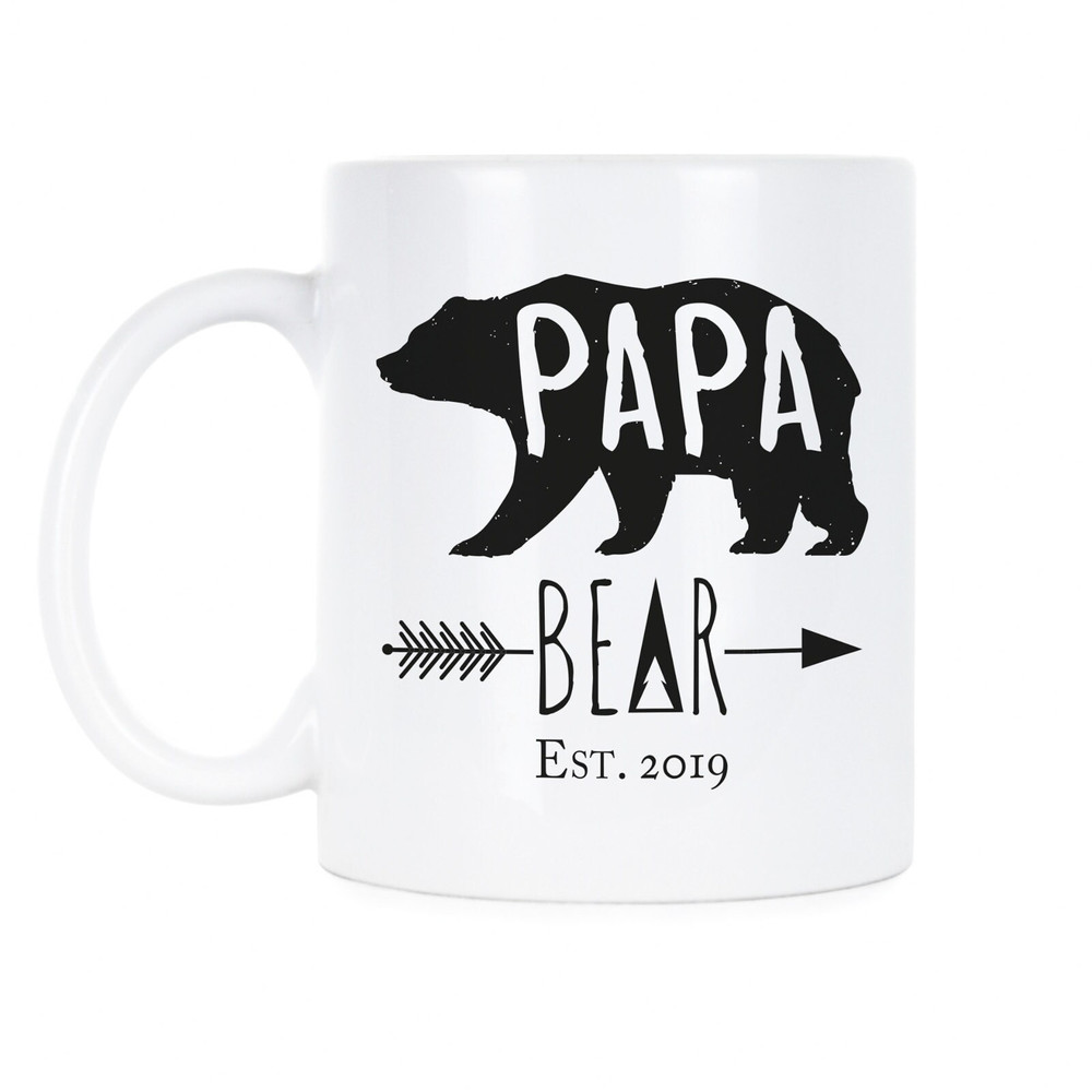 Papa Bear 2019 Papa Bear Mug Papa Bear Est 2019 New Dad Gift First Father's Day.jpg