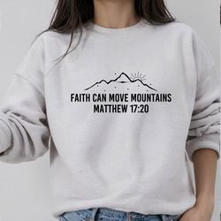 faith can move mountains matthew 1720