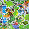 ChildrenDinosaurStickerPackCuteDragonKidsDecalsCartoonLaptopStickersFunnyDinosaurSticke