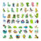 ChildrenDinosaurStickerPackCuteDragonKidsDecalsCartoonLaptopStickersFunnyDinosaurSticke