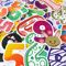ChildrenFunnyNumbersStickerPackAnimalswithNumbersStickersCartoonLaptopStickersGraffitiK