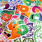 ChildrenFunnyNumbersStickerPackAnimalswithNumbersStickersCartoonLaptopStickersGraffitiK