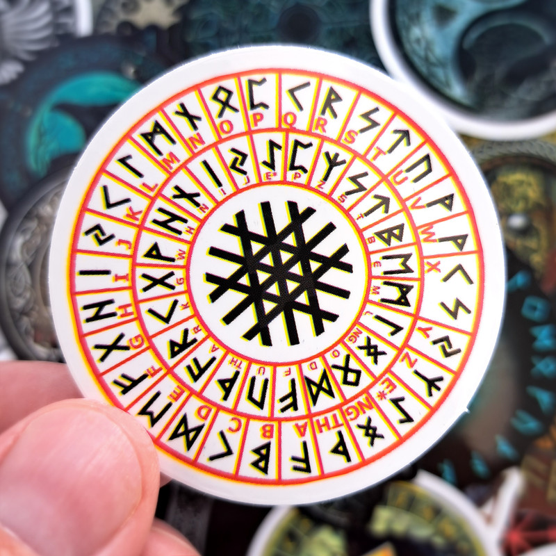 50 PCS Norse Viking Sticker Pack Viking Runes Stickers Viking Helmet Stickers Norse Compass Stickers