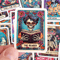 50 PCS Skeleton Tarot Cards Sticker Pack Funny Tarot Cards Stickers Sarcastic Skeleton Stickers Wom