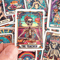 50 PCS Skeleton Tarot Cards Sticker Pack Funny Tarot Cards Stickers Sarcastic Skeleton Stickers Wom