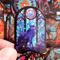 50 PCS Stained Glass Sticker Pack Gothic Glass Mosaic Stickers Kaleidoscope Stickers Colored Staine