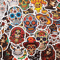50 PCS Mexican Skeleton Sticker Pack Mexican Skull Stickers Calavera Stickers Catrina Stickers Mexi
