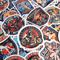 50 PCS Retro Motorcycle Sticker Pack Motorcycle Helmet Stickers Biker Stickers Retro Style Cars Cho