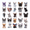 50 PCS French Bulldog Sticker Pack Frenchie Dog Stickers Puppy Stickers Frenchie Mom Stickers Lapto 3