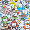 60 PCS Nagano Bear Sticker Pack Japanese Bear Stickers Kawaii Bear Stickers Cute Cartoon White Bear 0