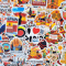 50 PCS Spanish Culture Sticker Pack Spanish Traditional Stickers Spain Travel Stickers Spanish Food 0