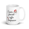 Santas Favorite Coffee Companion White Glossy Mug 1