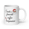 Santas Favorite Coffee Companion White Glossy Mug 2