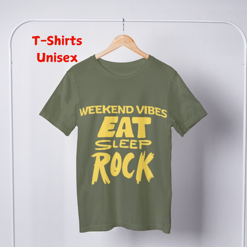 Weekend Vibes Eatsleeprepeat Unisex Tshirt 1